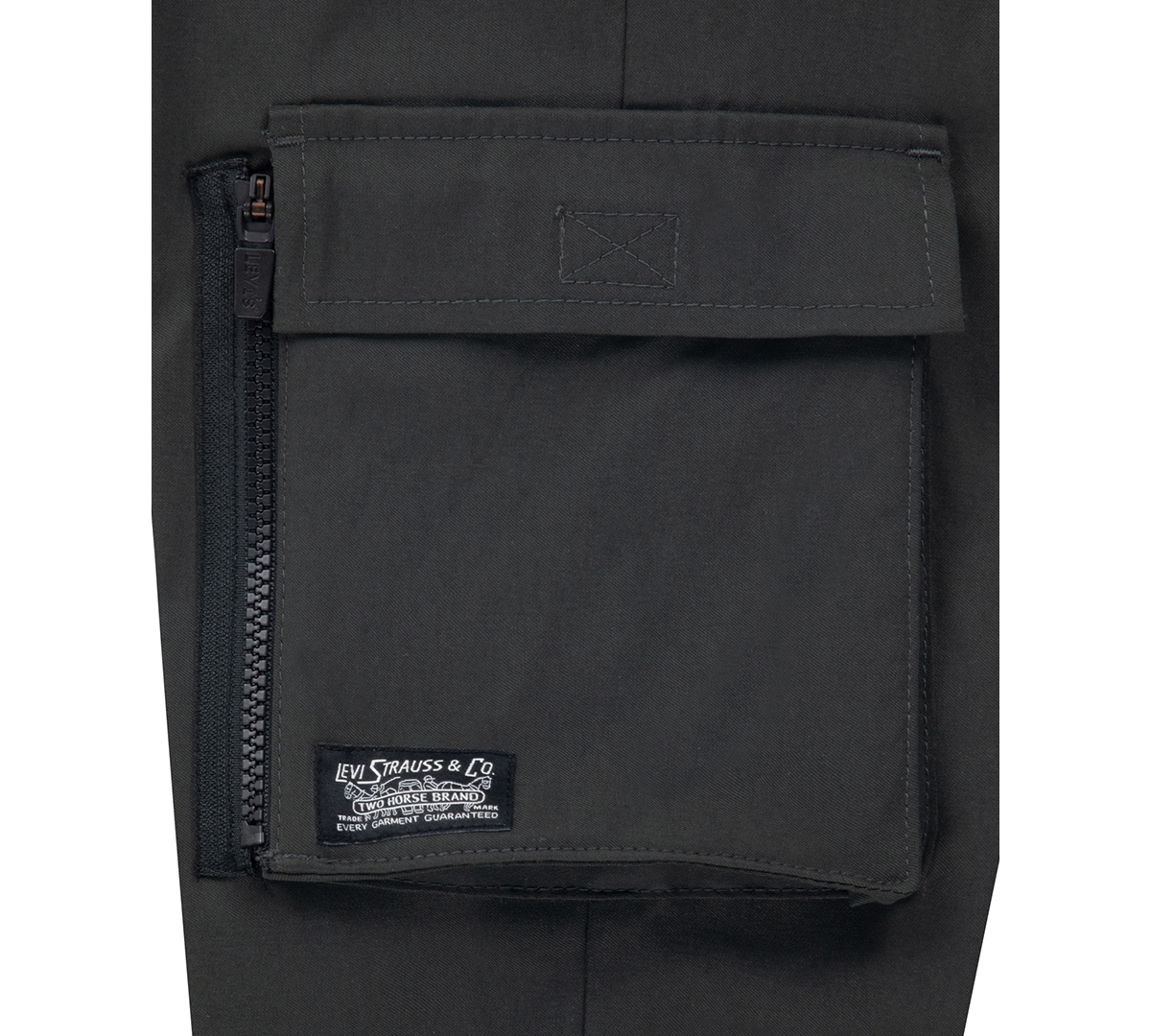 Levi's Little Boys Everyday Cargo Jogger Pants In Pirate Black