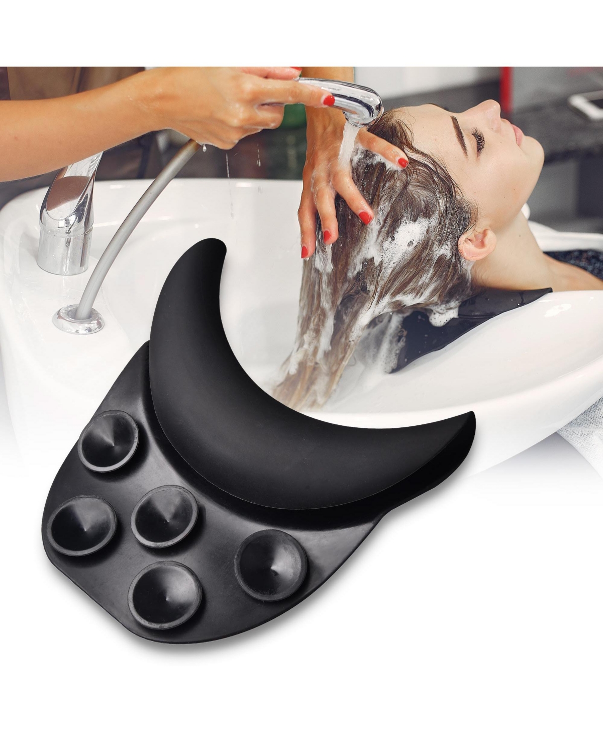 Yescom Pcs Shampoo Bowl Neck Rest Silicone Gel Pillow Hair Washing Salon Beauty Spa