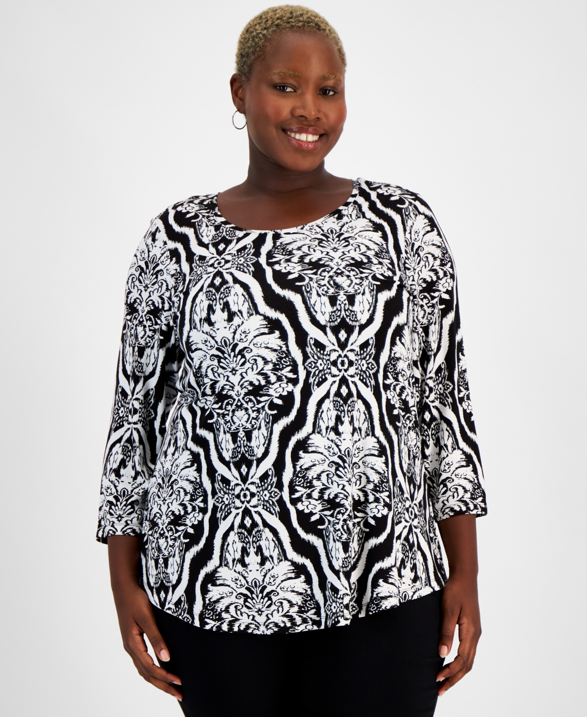 Jm collection tops plus size discount