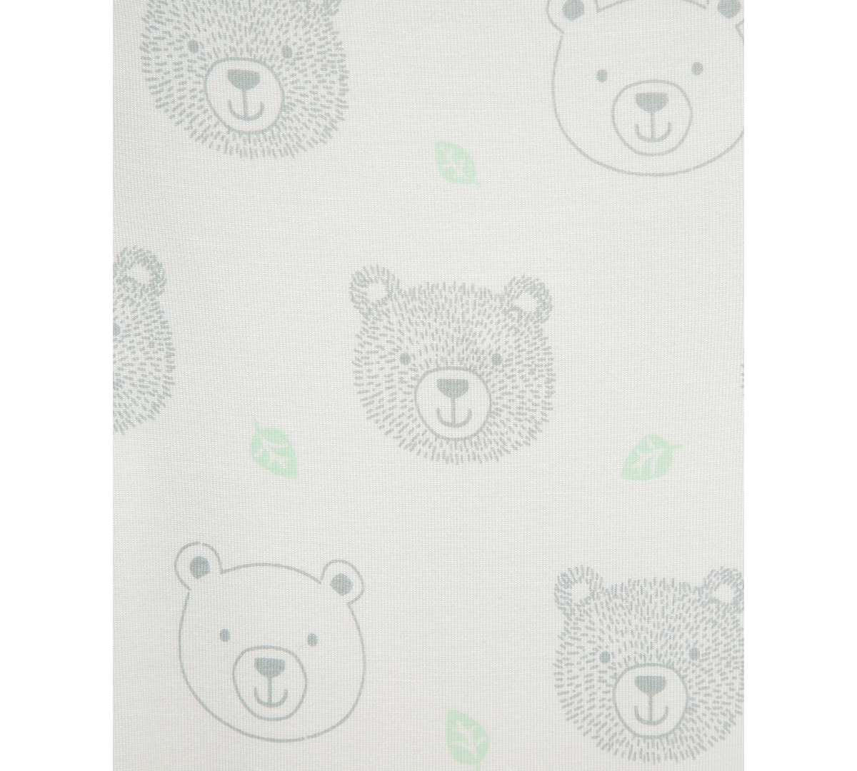 Little Me Baby Bear-print & Stripes Knotted Gowns, Pack Of 2 In White