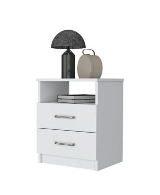 Oklahoma Nightstand,Two Drawers, One Shelf