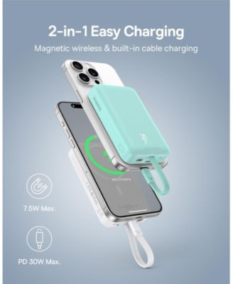 10000mAh Magnetic Power Bank 30W MagSafe Portable Charger