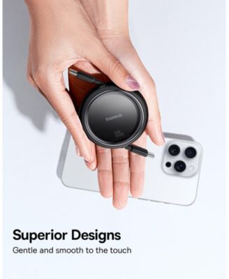 Free2Draw Mini Retractable Charging Cable Type-C to Type-C 100W 1m Nebula Purple