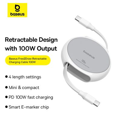 Mini Retractable USB-C Charging Cable