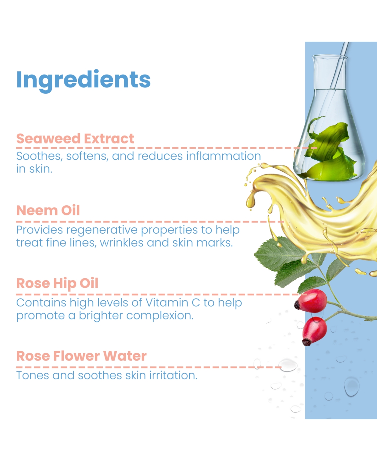 Pure Daily Care Natural Balance Gel Cleanser (8 Oz) - Gentle Refreshing Clinical-Grade Clean Beauty Daily Cleanser