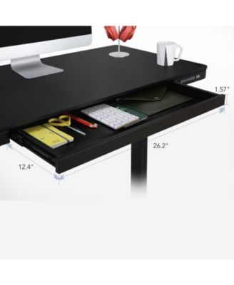 EW8W Height Adjustable Standing Desk, White