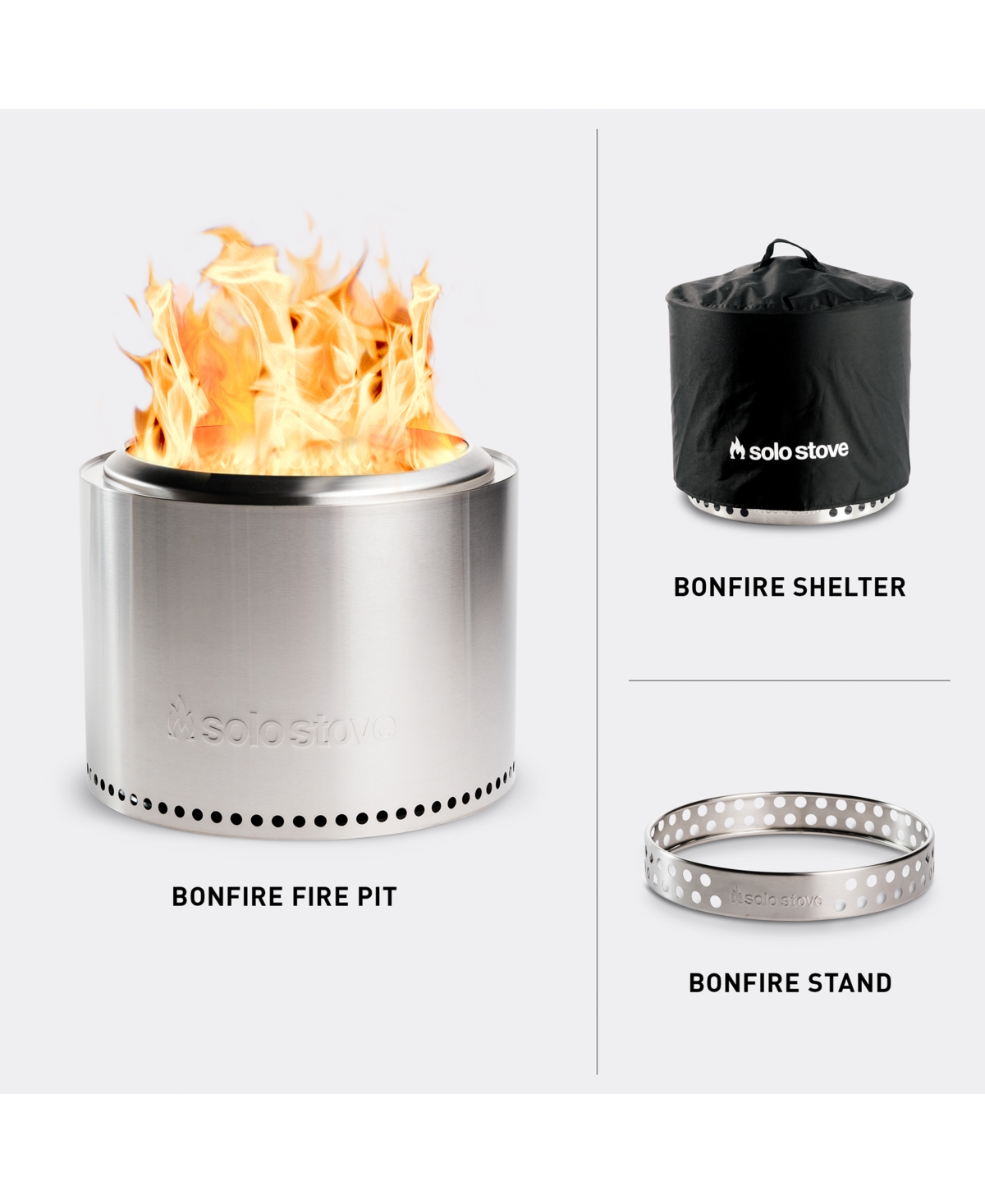 Solo Stove Stainless Steel 19.5" Smokeless Fire Pit In Na