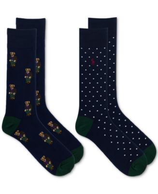 Polo Ralph Lauren Men's 2-Pk. Madison Tweed Slack Socks - Macy's