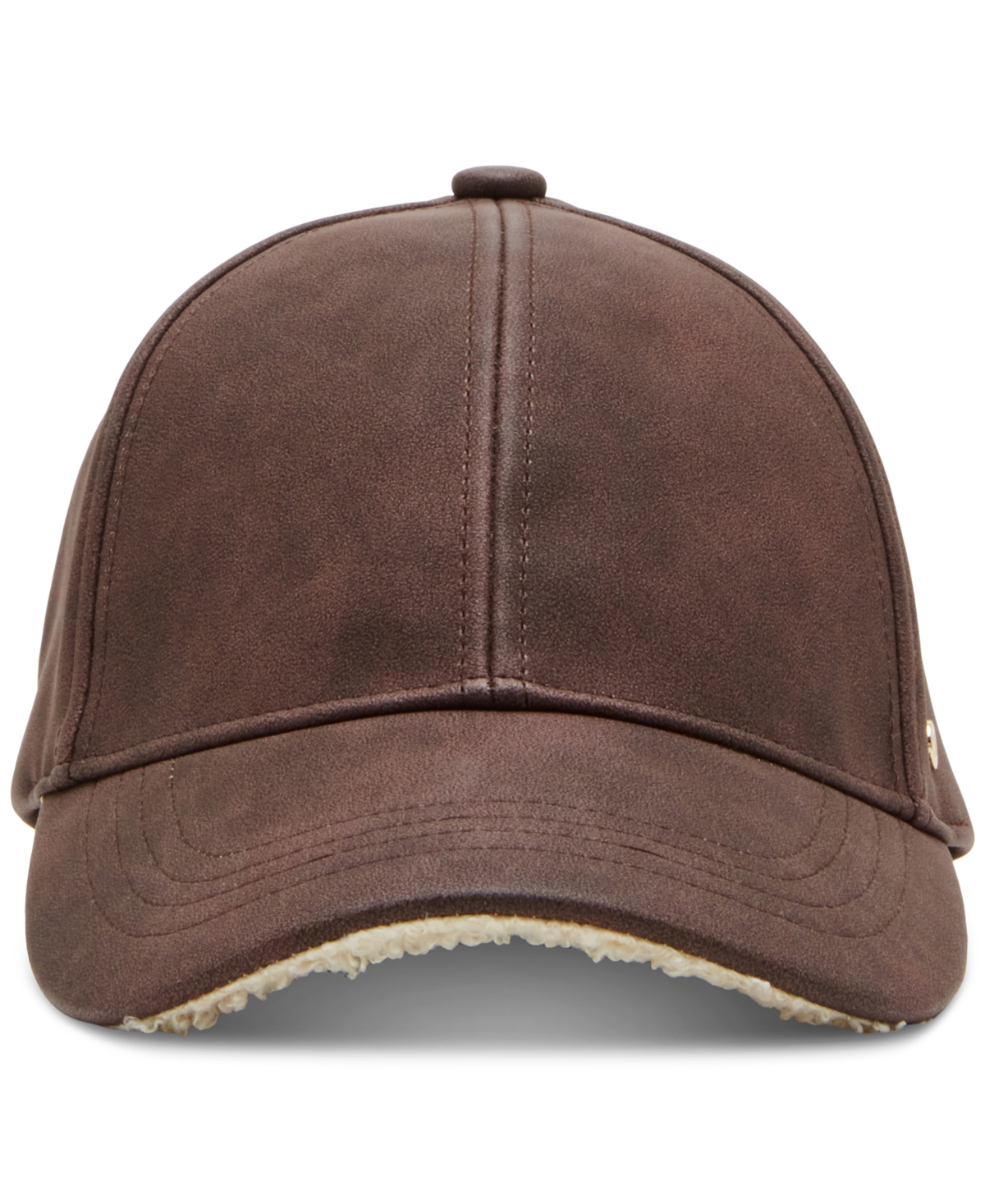Steve Madden Women's Brix Distressed Faux-leather Baseball