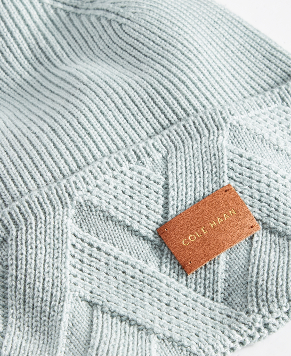 Cole Haan Lattice Cuff Beanie