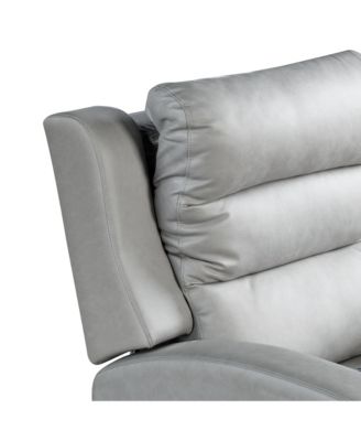 54.7"W Polyester Akron Power Reclining Loveseat
