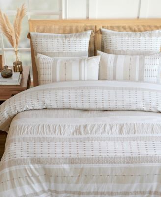 Pickford Dotted Stripe 2-Pc. Sham Set, European