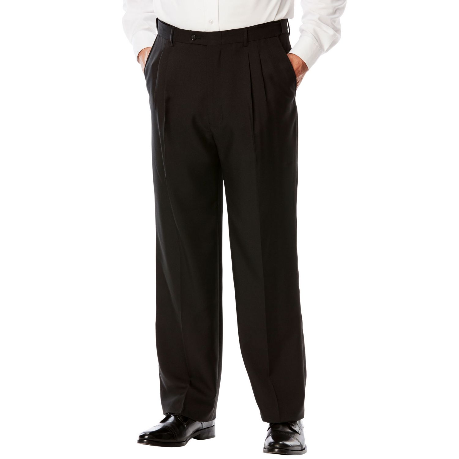 Men's Easy Movement Pleat-Front Expandable Dress Pants