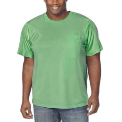 Big & Tall by KingSize Heavyweight Longer-Length Pocket Crewneck T-Shirt