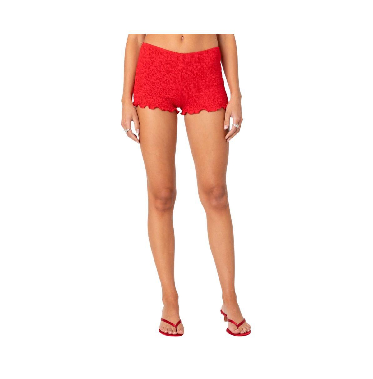 Edikted Women's Valentina Scrunch Shorts