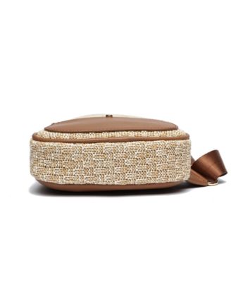 LIKE DREAMS Lily Straw Small Crossbody Sling Bag