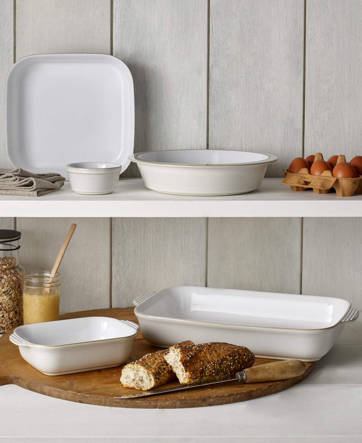 Natural Canvas Small Rectangular Dish