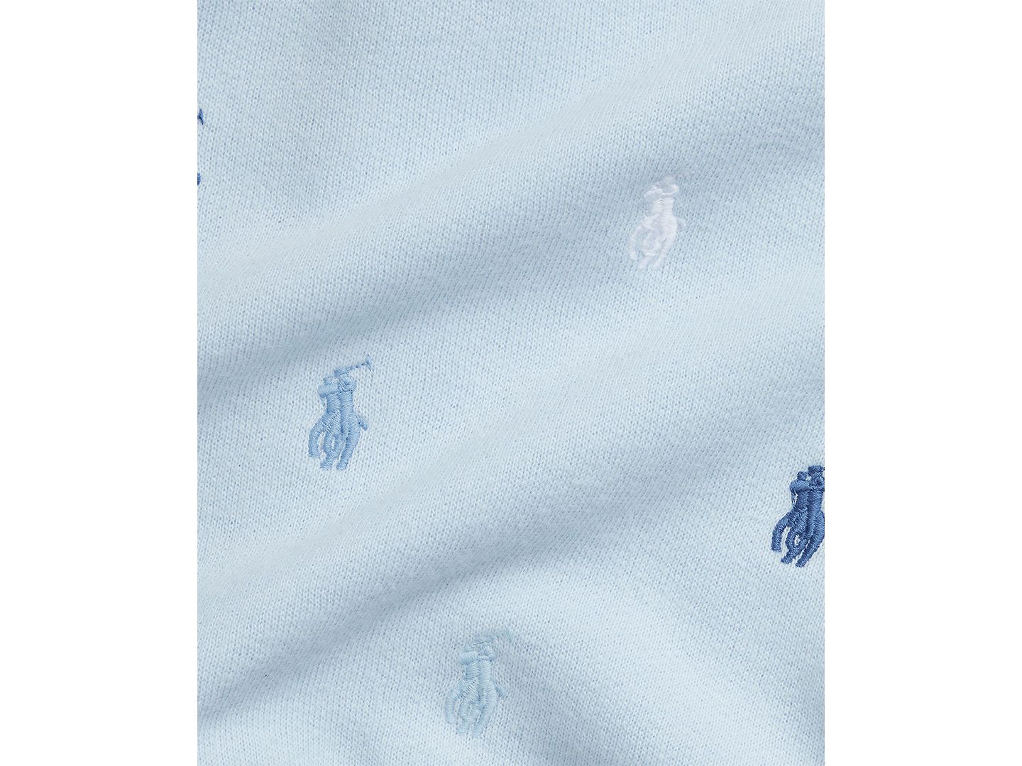 Детский комплект Polo Ralph Lauren: худи и брюки с вышивкой, цвет: Синий — фото 3