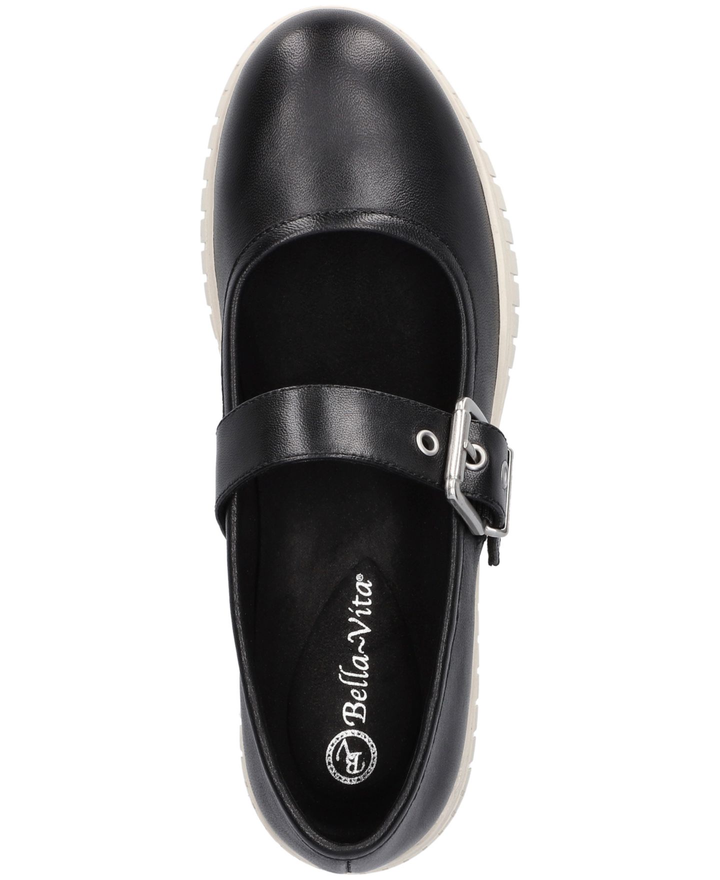 Обувь Bella Vita Women's Astro Mary Janes Shoes, цвет: Чёрный кожаный — фото 4