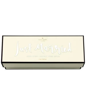 kate spade new york Just Married Bridal Decal