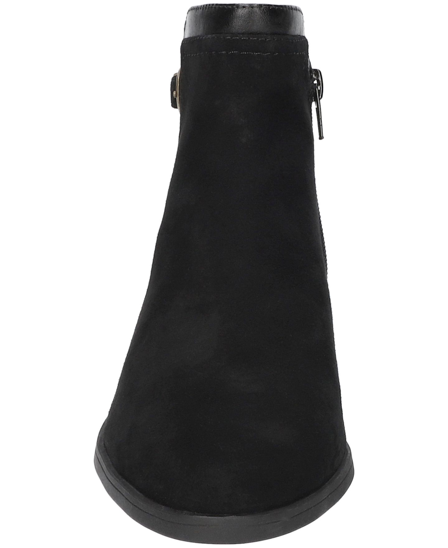 Женские ботинки Bella Vita Beatrice Almond Toe Dress Booties, цвет: Чёрный кожаный — фото 6