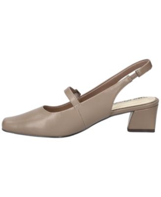 Women's Cameo Square Toe Slingback Pumps