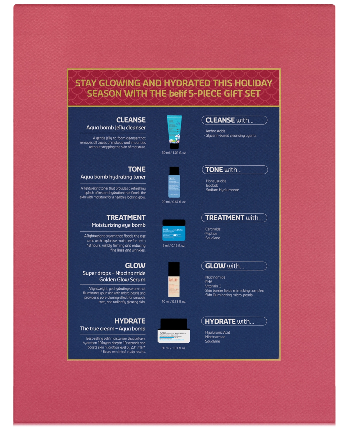 Belif 5-Pc. Gift Of Glow Skincare Set