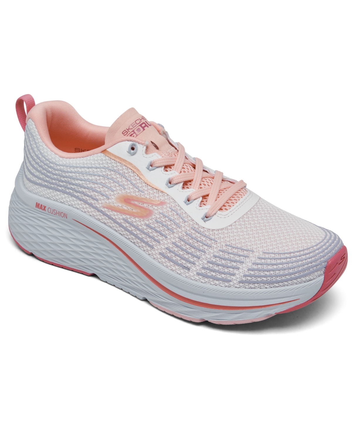 Women's Max Cushioning Elite 2.0 - Alaura Athletic Running Sneakers from Finish Line - White/Pink