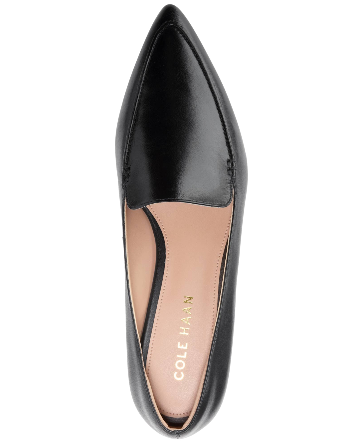 COLE HAAN WOMEN'S VALANTINA POINTED TOE BLOCK HEEL LOAFERS 