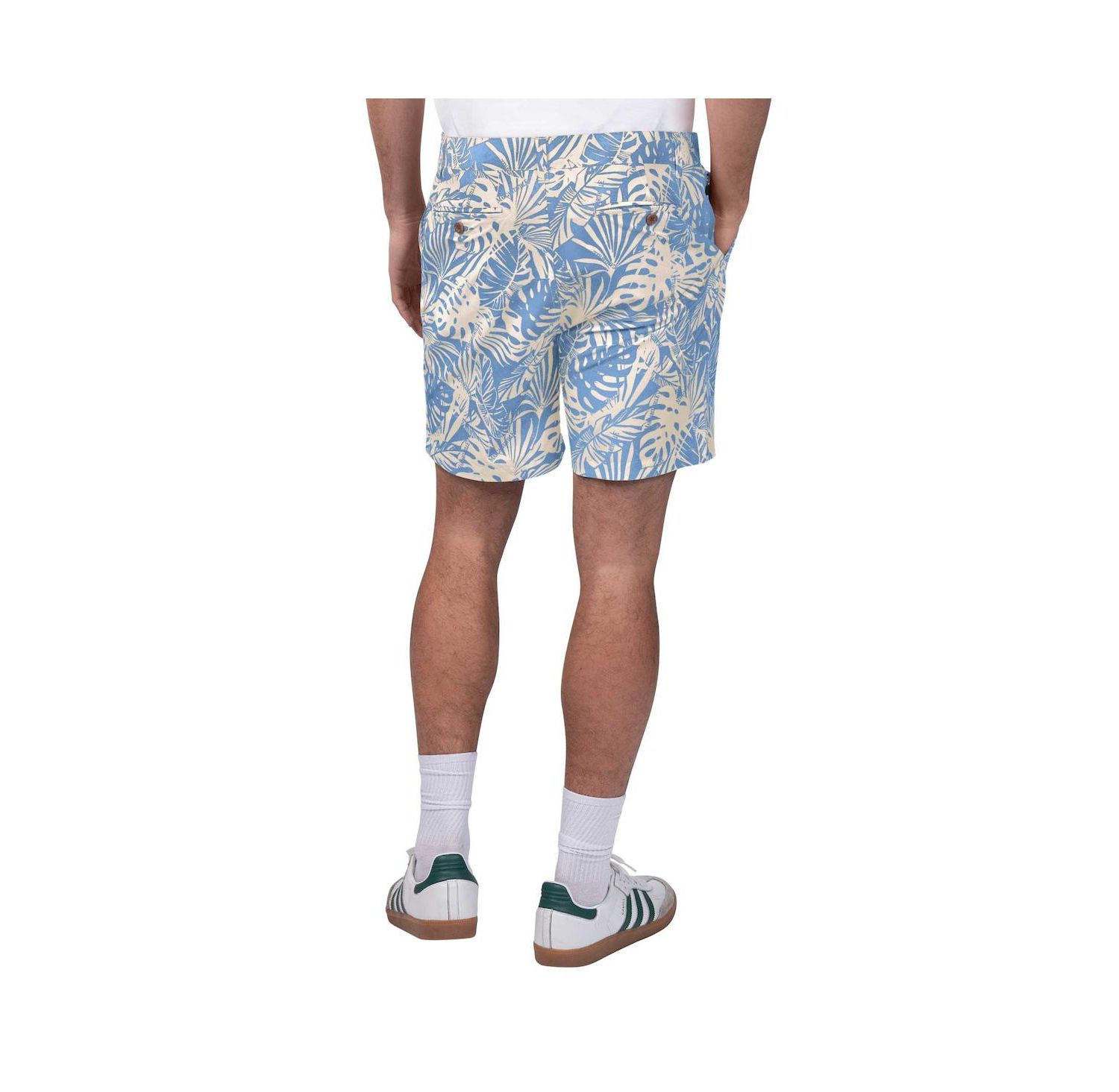 Men's Blue Dallas Cowboys Sand Washed Monstera Party Amphib Shorts