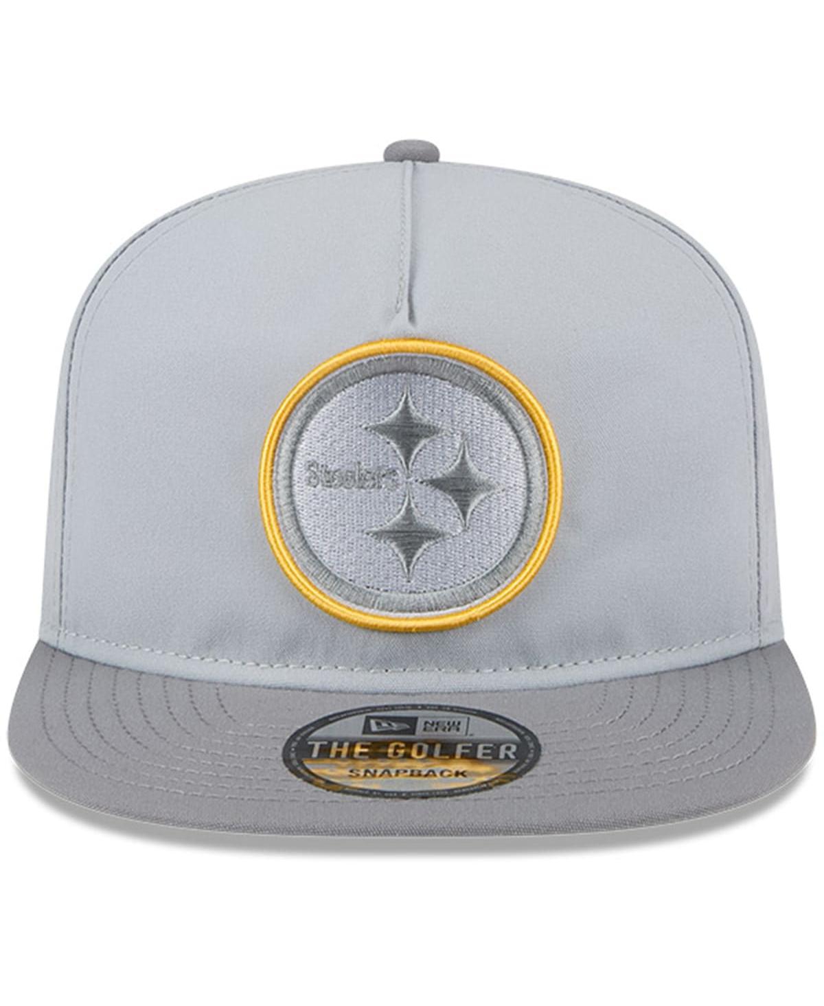 New Era Men'sPittsburgh Steelers 2024 Nfl Training Camp Golfer Snapback Hat - Gray