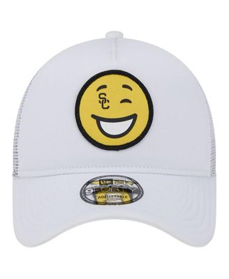 Men's White USC Trojans Wink Foam Trucker Adjustable Hat