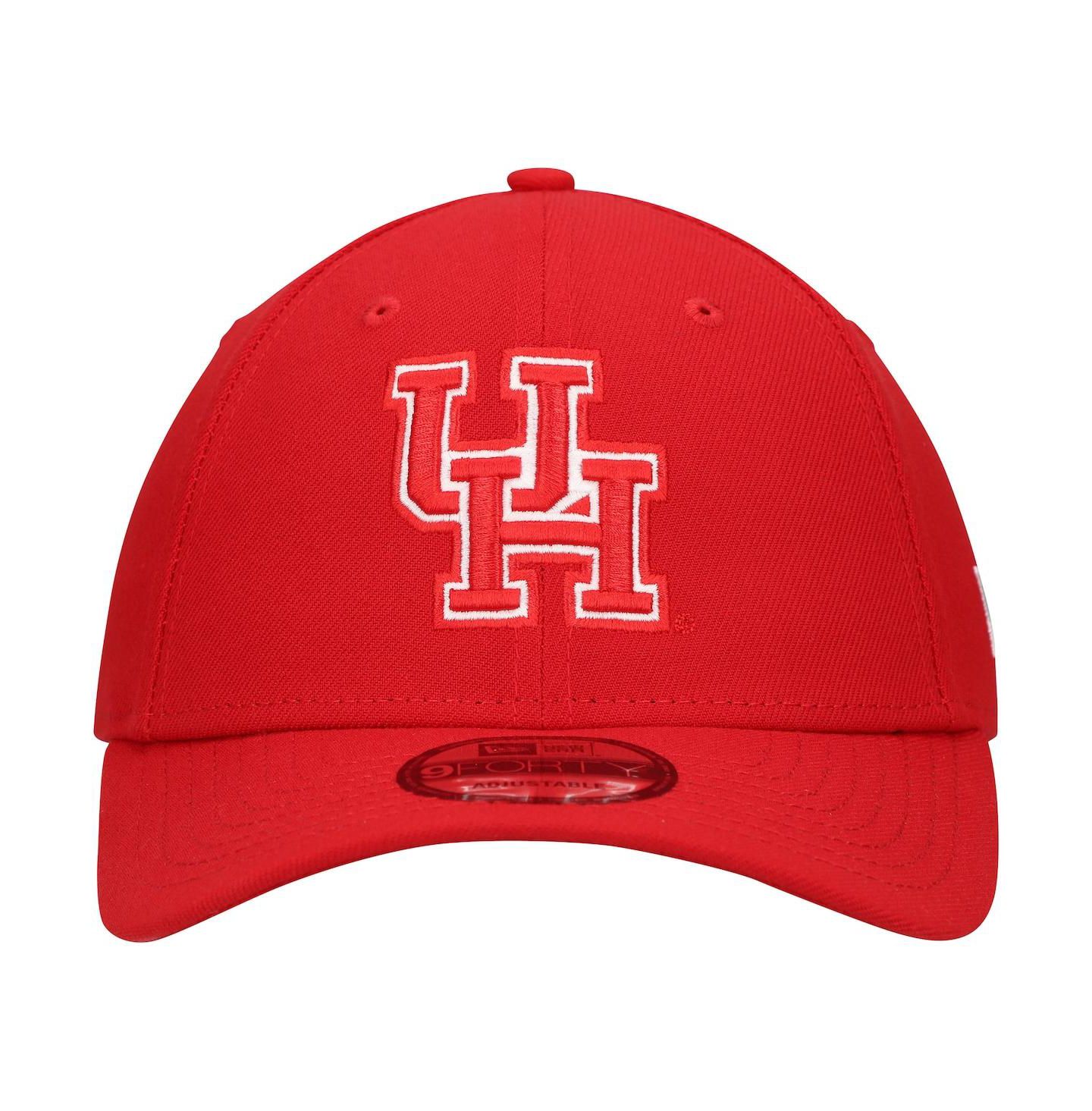 Мужская кепка New Era Red Houston Cougars Team 9FORTY Adjustable Hat — фото 4