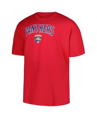 Men's Red Florida Panthers Big Tall Arch Over Logo T-Shirt