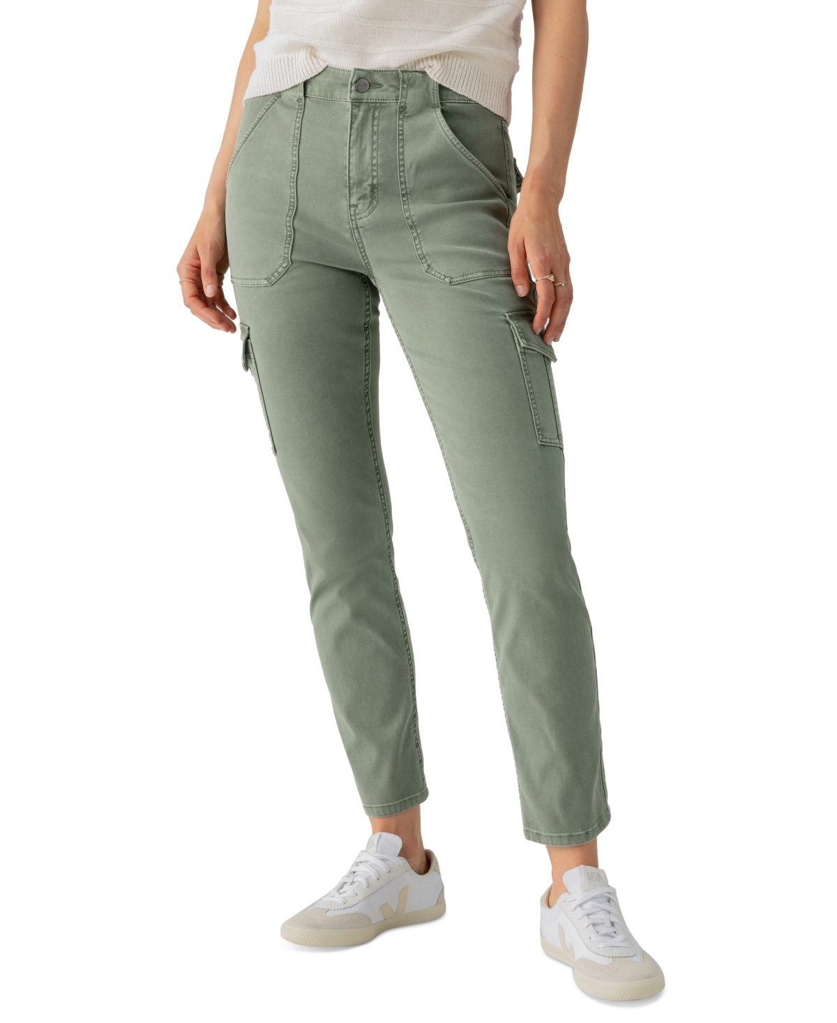 Sanctuary Women's Sculpted Hayden Straight-Leg Cargo Pants