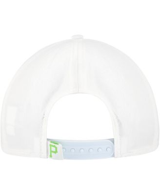 Men's White Pittsburgh Pirates Spring Spectrum Golfer Snapback Hat