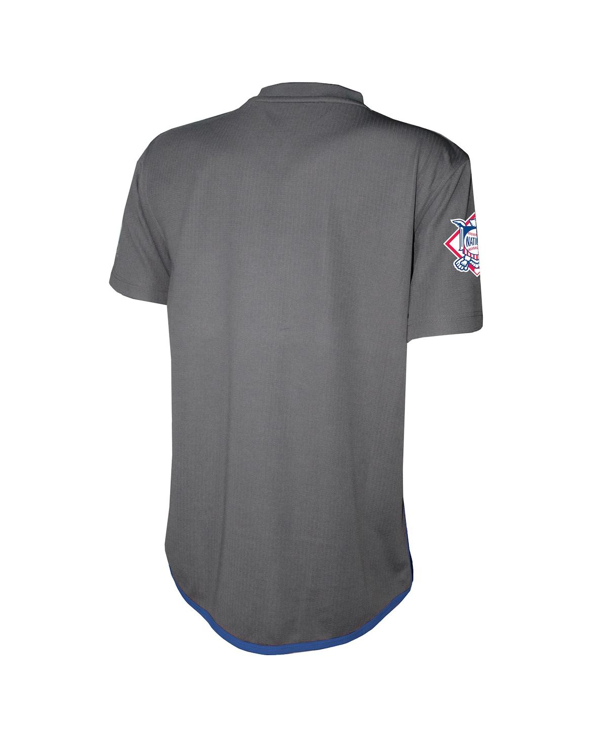 Stitches Men'sNew York Yankees Team V-Neck Jersey - Charcoal, Navy