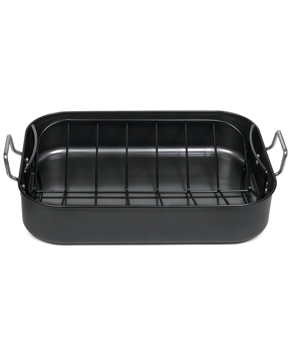 Sedona Kitchen Carbon Steel Nonstick 21" Extra-large Roaster With Rack In No Color