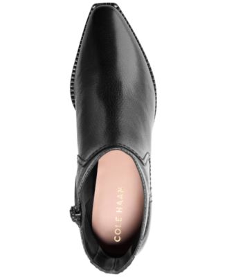 Cole Haan Women's Naia Pointed Toe Block Heel Booties - Macy's