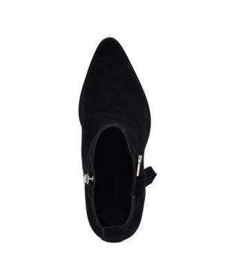 Women's Lemon Block Heel Pointy Toe Dress Booties