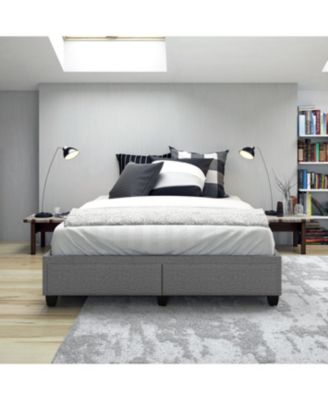 Full\Queen Size Upholstered Storage Platform Bed