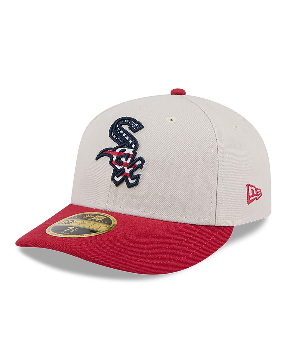 New Era Men's Red Chicago White Sox 2024 Fourth of July Low Profile 59FIFTY Fitted Hat