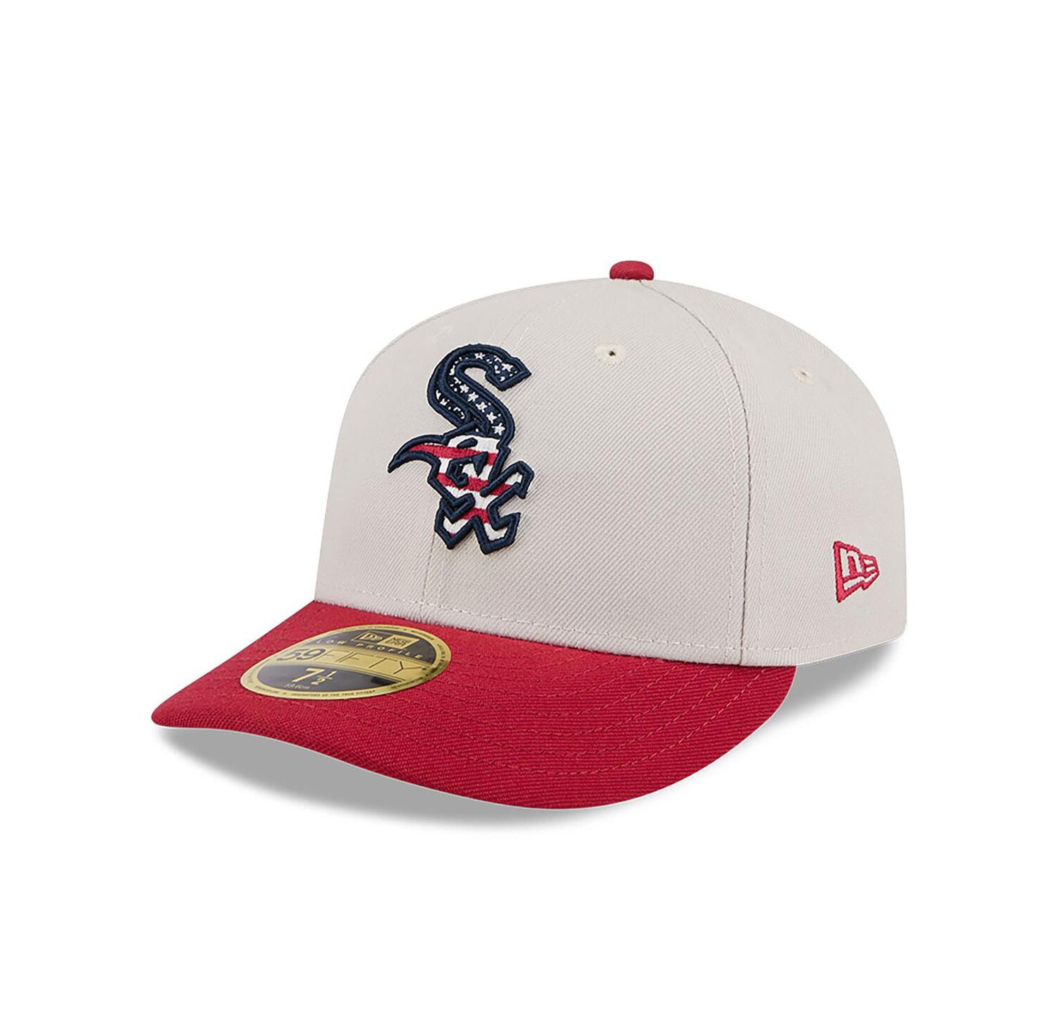 Men's Red Chicago White Sox 2024 Fourth of July Low Profile 59FIFTY Fitted Hat