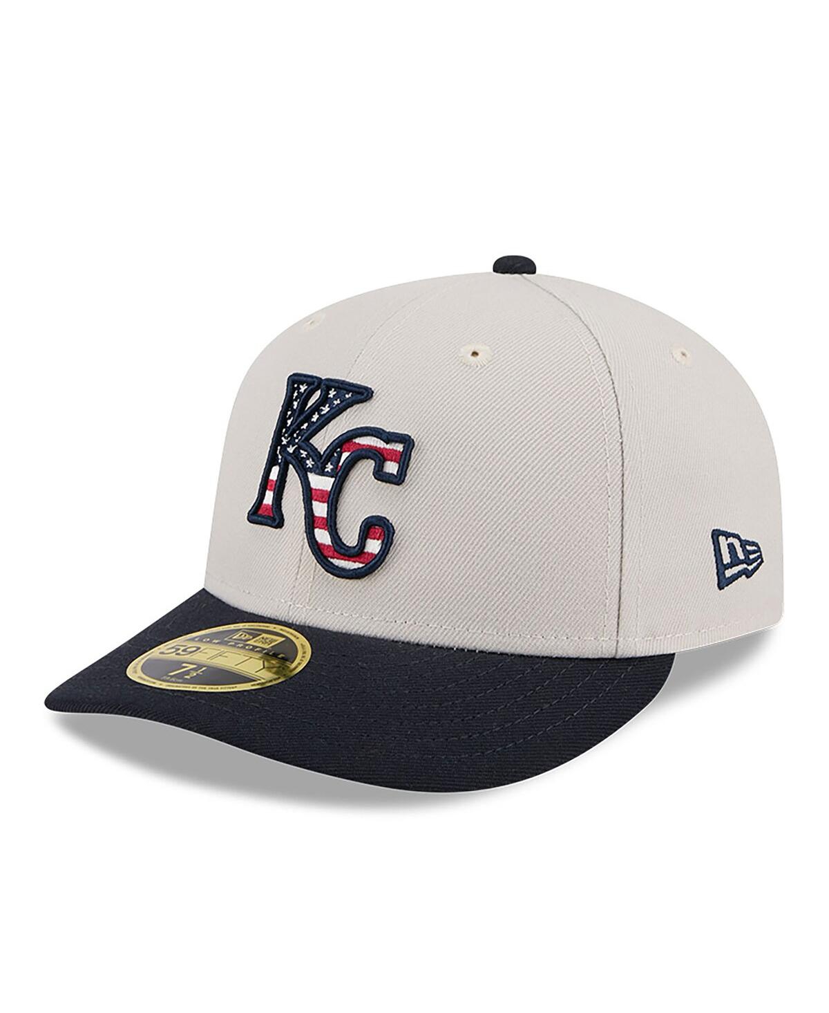 New Era Men's Black Kansas City Royals 2024 Fourth of July Low Profile 59FIFTY Fitted Hat