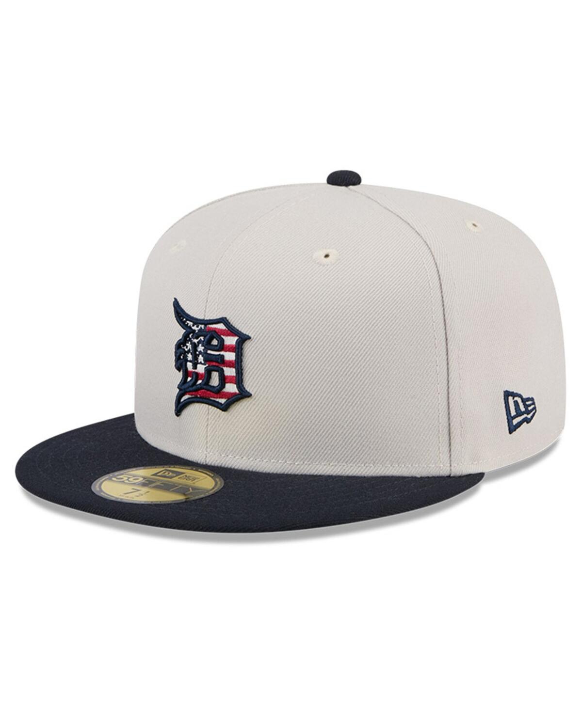 New Era Men's Black Detroit Tigers 2024 Fourth of July 59FIFTY Fitted Hat