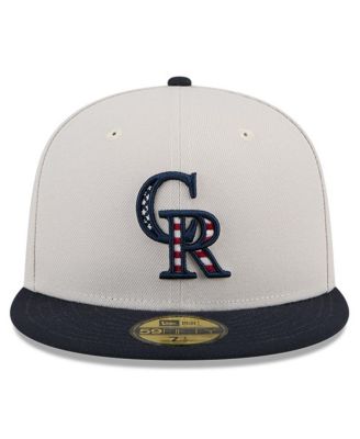 Men's Black Colorado Rockies 2024 Fourth of July 59FIFTY Fitted Hat