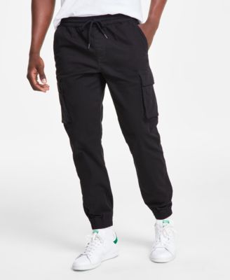 Sun + Stone - Men's Garment-Dyed Cargo Jogger Pants