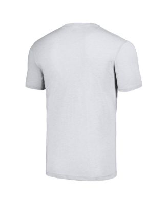 Men's Ash Texas Rangers Grateful Dead Tri-Blend T-Shirt