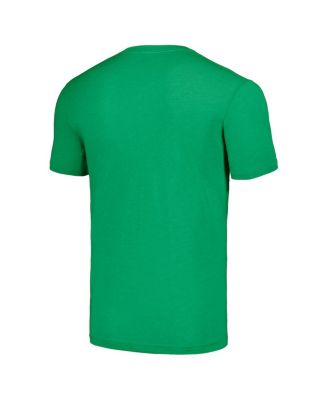 Men's and Women's Green New York Jets Helmet Tri-Blend T-Shirt