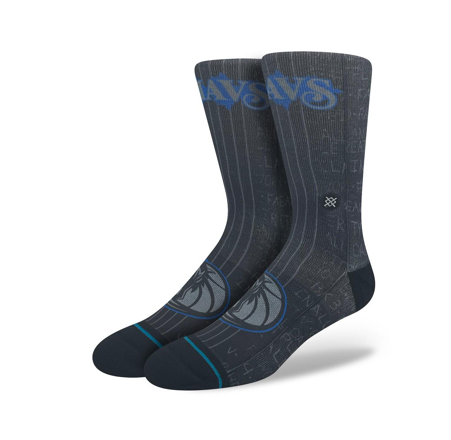 Men's and Women's Dallas Mavericks 2023/24 City Edition Crew Socks